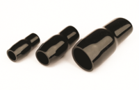 Изоляторы для наконечников, ПВХ, черные 25 мм